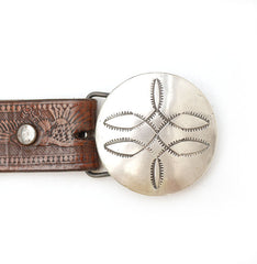 Native Dragonfly Stamped Buckle