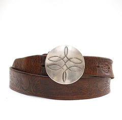 Native Dragonfly Stamped Buckle